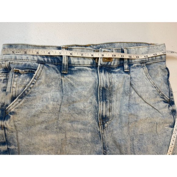 SO Womens Vintage 1990s Jeans Mom High Rise Straight Leg Distressed Blue 13/31W - Picture 3 of 10